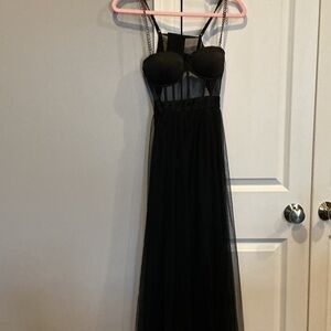 Windsor Black Strapless Dress